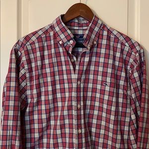 Vineyard Vines S Classic Tucker Dress Shirt Plaid